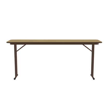 Majestic Office Furniture Deluxe High-Pressure Folding Seminar Table with Off-Set Leg