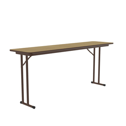 Majestic Office Furniture Deluxe High-Pressure Folding Seminar Table with Off-Set Leg