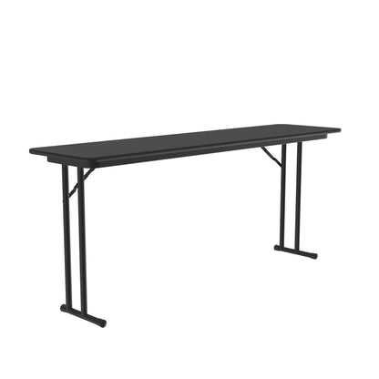 Majestic Office Furniture Deluxe High-Pressure Folding Seminar Table with Off-Set Leg
