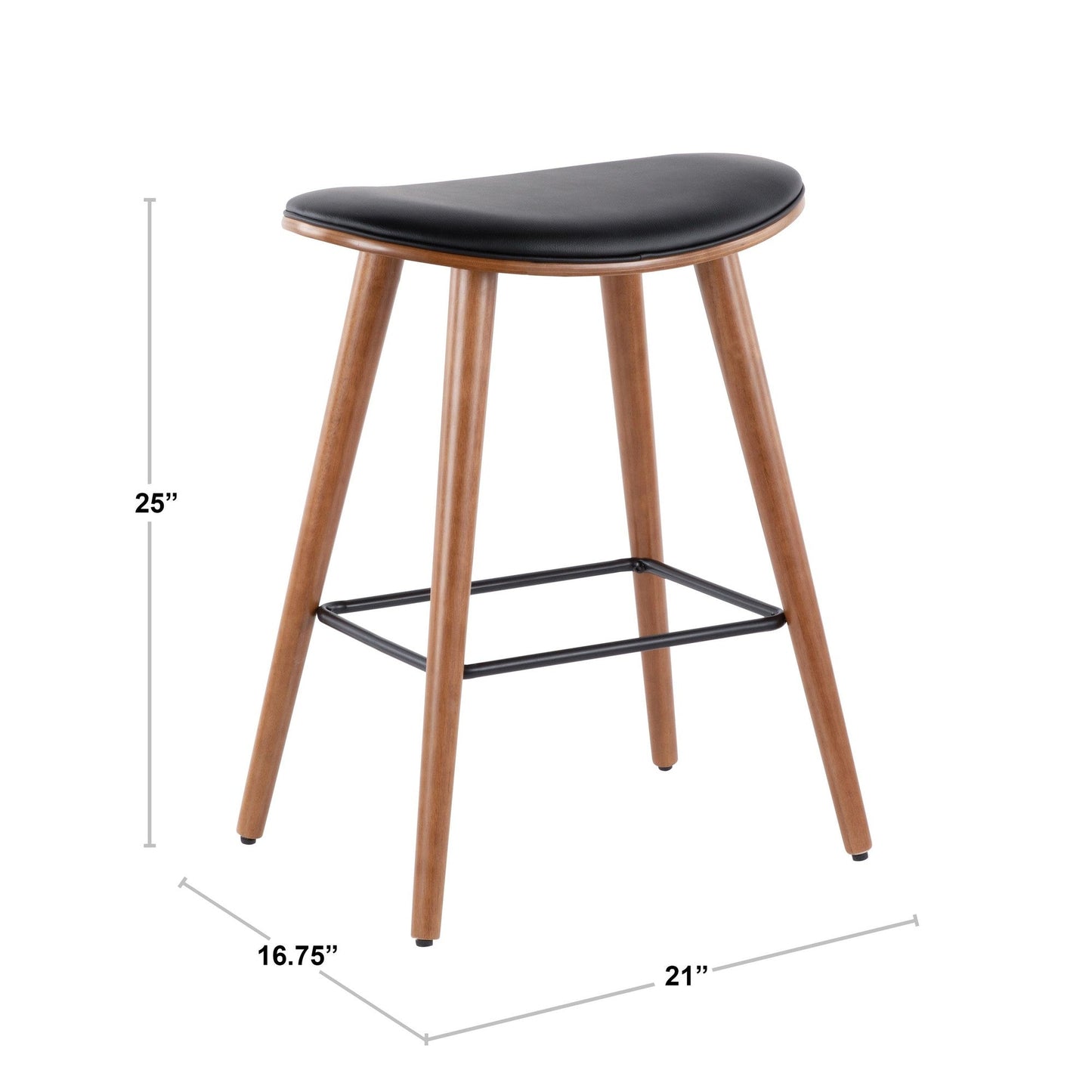 Majestic Office Furniture 26" Fixed-Height Counter Stool - Set of 2