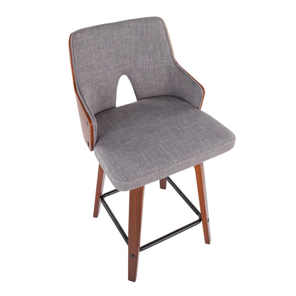 Majestic Office Furniture 24" Fixed-Height Counter Stool - Set of 2
