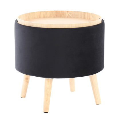 Lumisource Tray Storage Ottoman Set