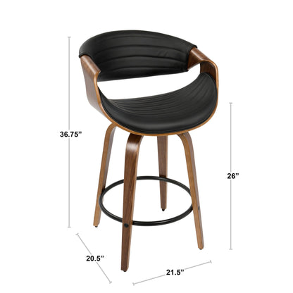 Majestic Office Furniture 26" Fixed-Height Counter Stool - Set of 2