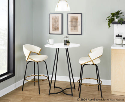 Majestic Office Furniture 26" Fixed-Height Counter Stool - Set of 2