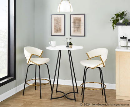 Majestic Office Furniture 26" Fixed-Height Counter Stool - Set of 2