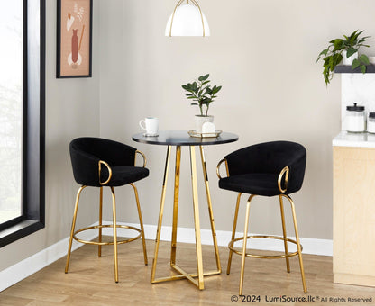 Majestic Office Furniture 26" Fixed-Height Counter Stool - Set of 2
