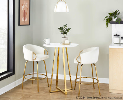 Majestic Office Furniture 26" Fixed-Height Counter Stool - Set of 2