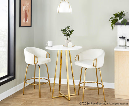 Majestic Office Furniture 26" Fixed-Height Counter Stool - Set of 2
