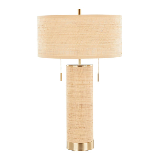 Majestic Office Furniture Rattan 29" Table Lamp