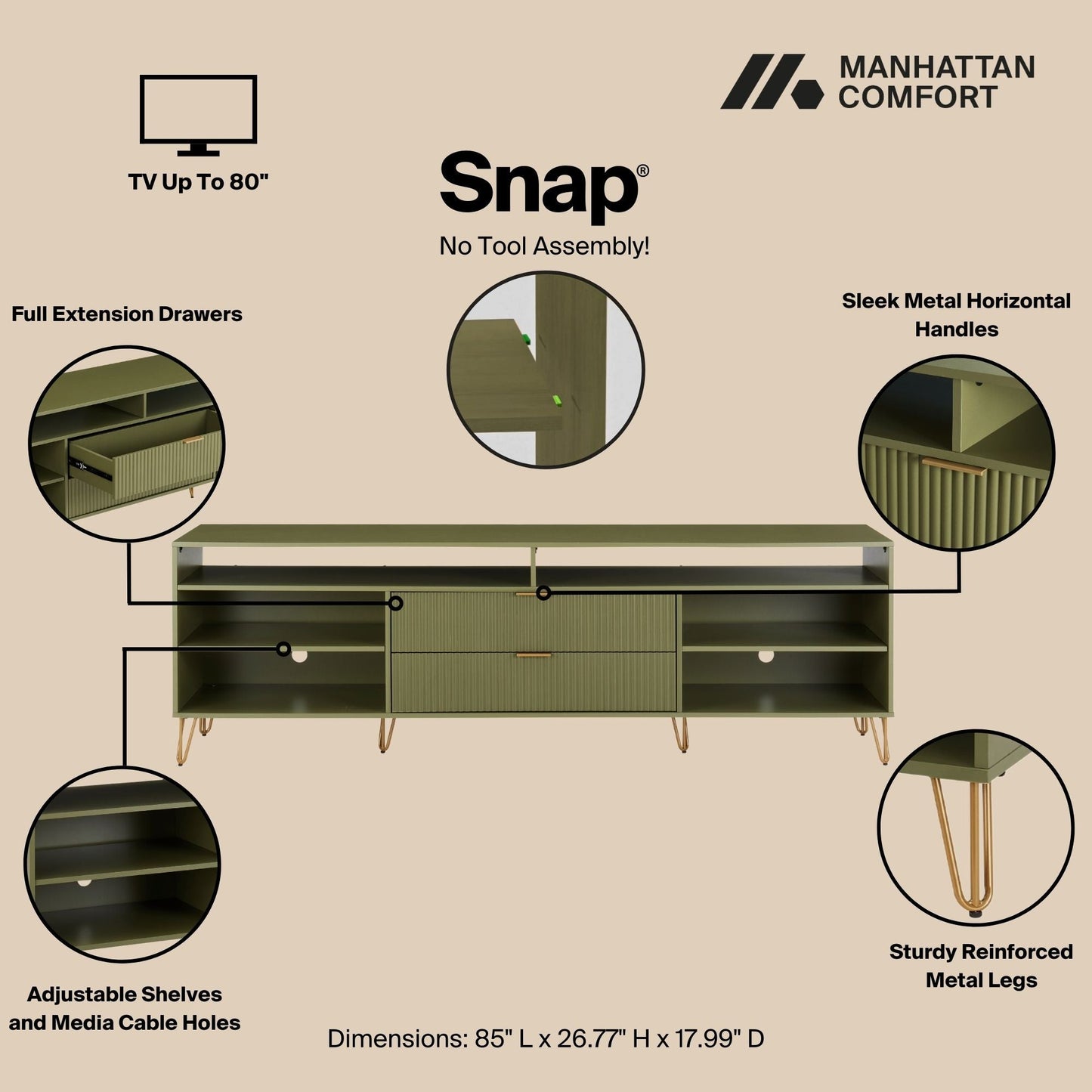 Manhattan Comfort DUMBO TV Stand