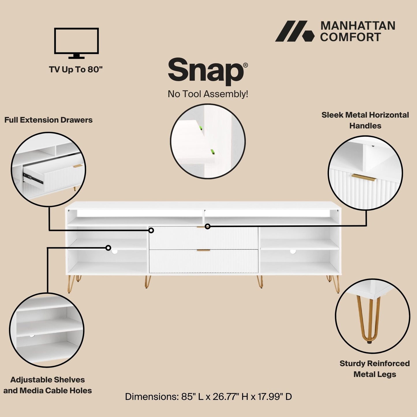 Manhattan Comfort DUMBO TV Stand