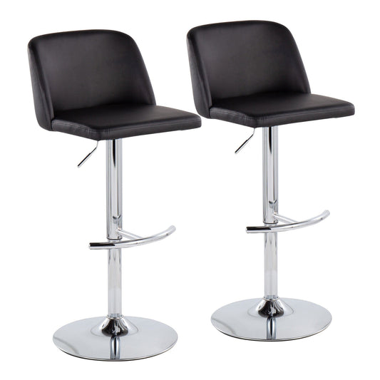Majestic Office Furniture Adjustable Barstool - Set of 2