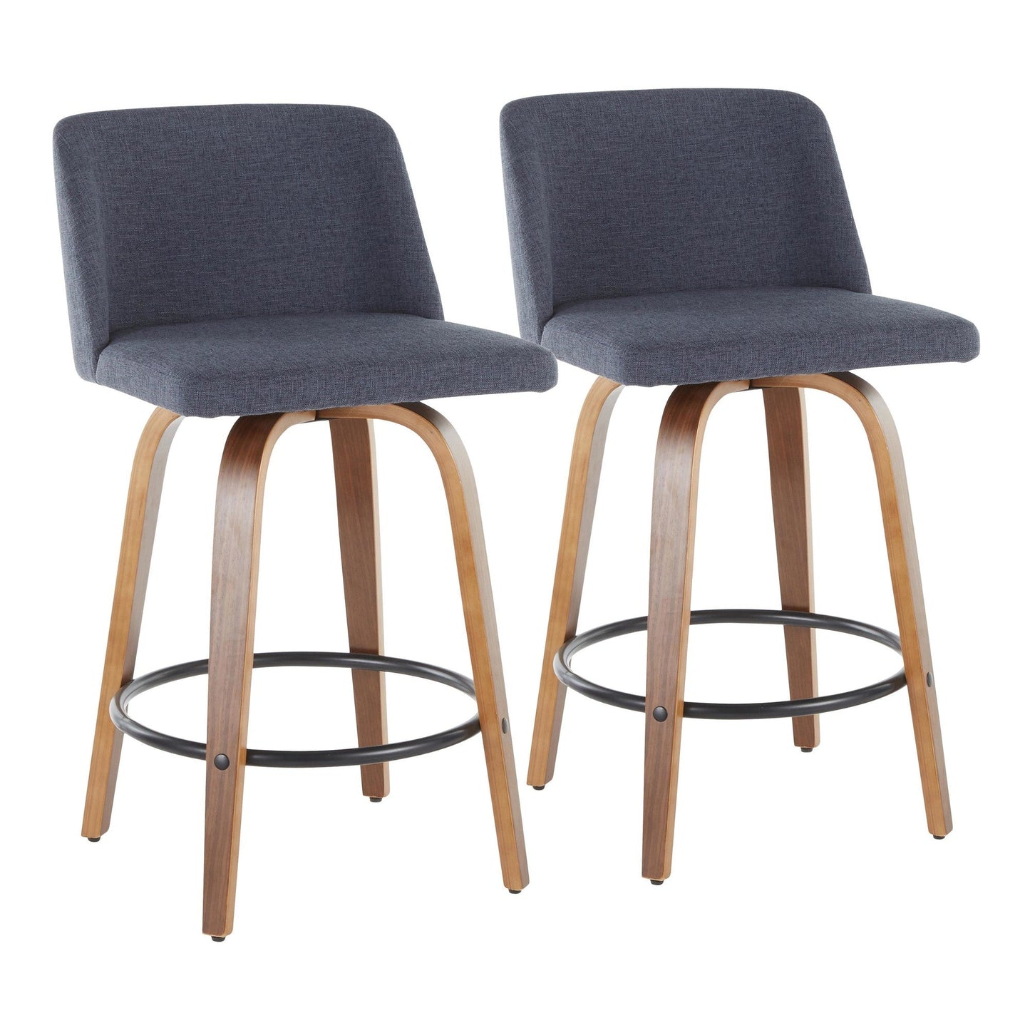 Majestic Office Furniture 26" Fixed-Height Counter Stool - Set of 2