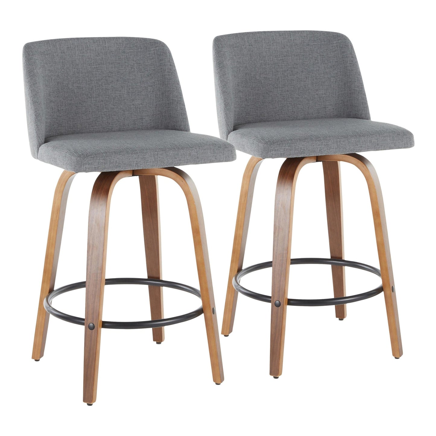 Majestic Office Furniture 26" Fixed-Height Counter Stool - Set of 2