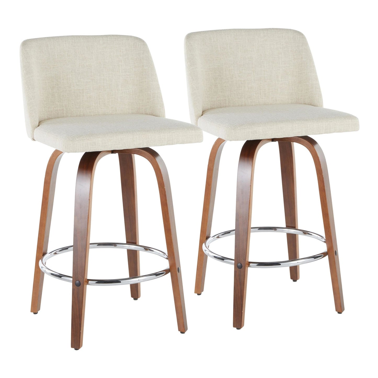 Majestic Office Furniture 26" Fixed-Height Counter Stool - Set of 2