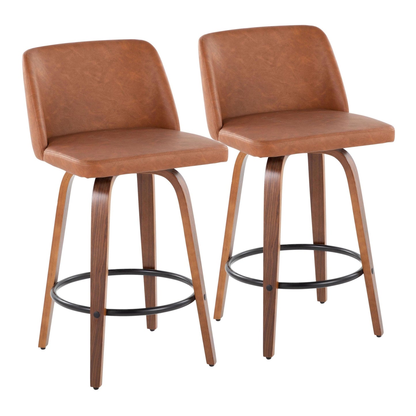 Majestic Office Furniture 26" Fixed-Height Counter Stool - Set of 2