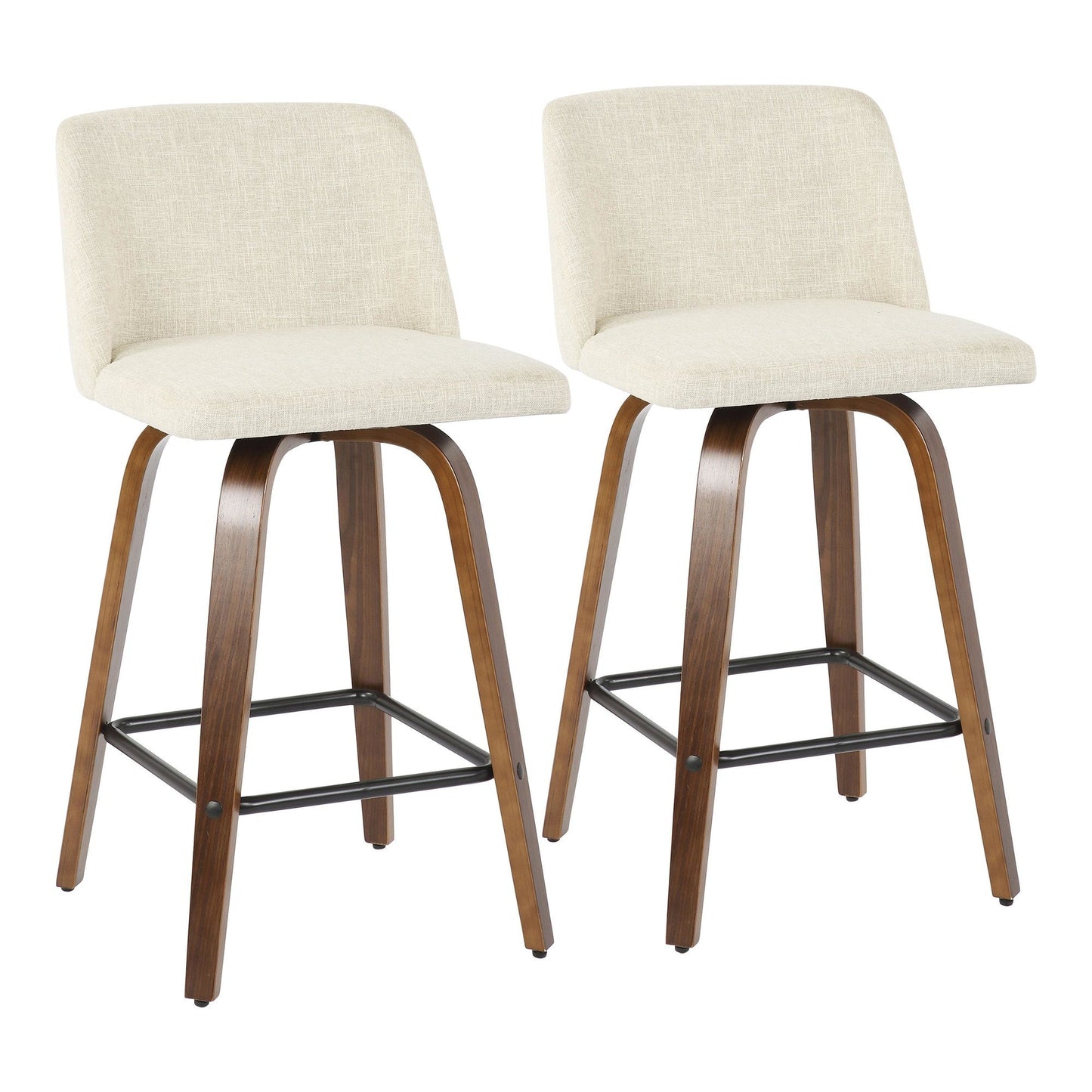 Majestic Office Furniture 26" Fixed-Height Counter Stool - Set of 2