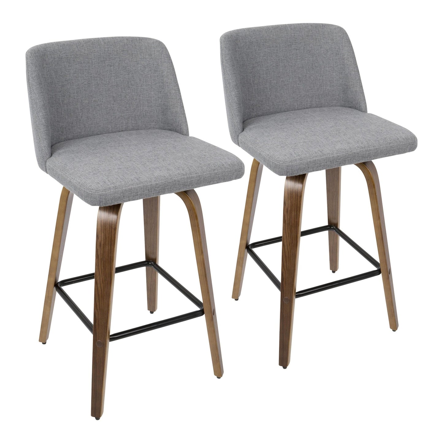 Majestic Office Furniture 26" Fixed-Height Counter Stool - Set of 2
