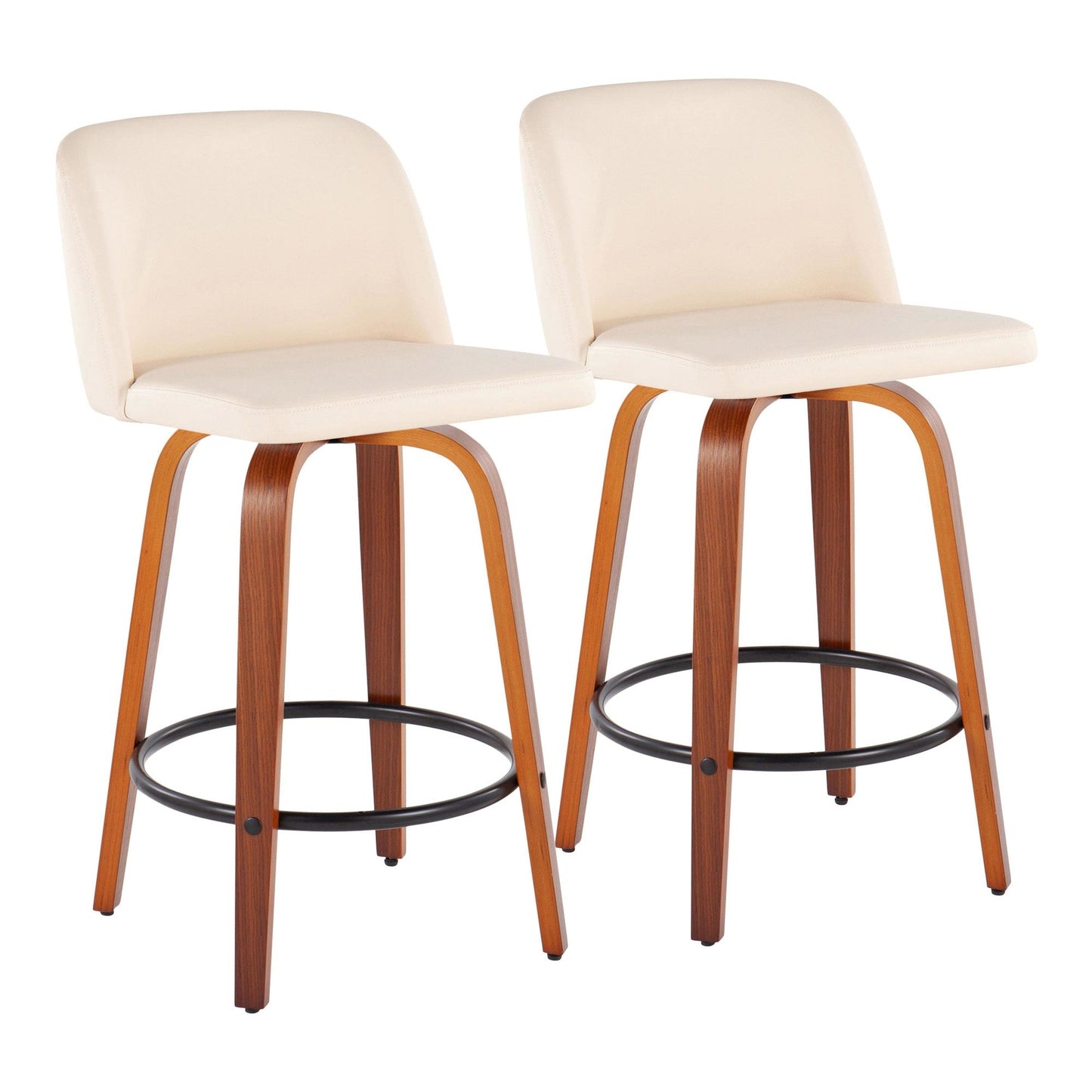 Majestic Office Furniture 26" Fixed-Height Counter Stool - Set of 2