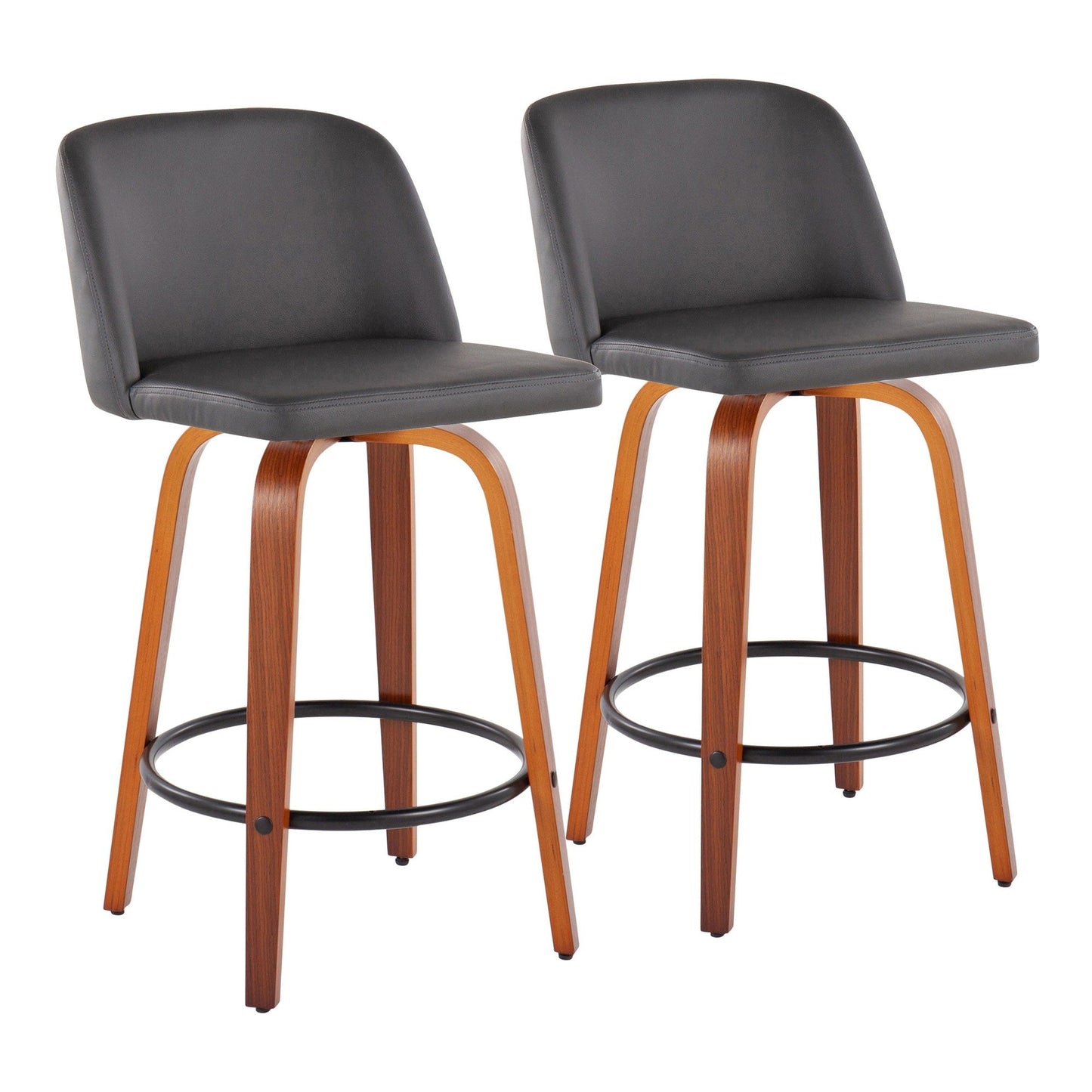 Majestic Office Furniture 26" Fixed-Height Counter Stool - Set of 2