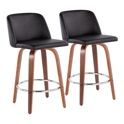 Majestic Office Furniture 26" Fixed-Height Counter Stool - Set of 2
