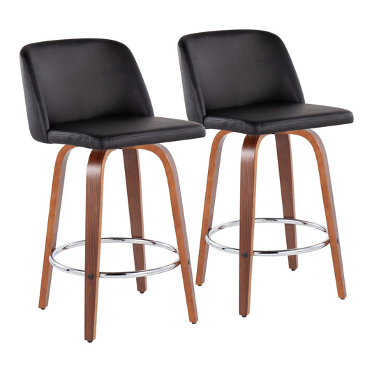 Majestic Office Furniture 26" Fixed-Height Counter Stool - Set of 2