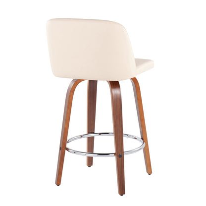 Majestic Office Furniture 26" Fixed-Height Counter Stool - Set of 2