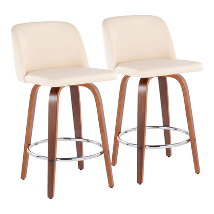 Majestic Office Furniture 26" Fixed-Height Counter Stool - Set of 2