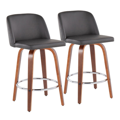 Majestic Office Furniture 26" Fixed-Height Counter Stool - Set of 2