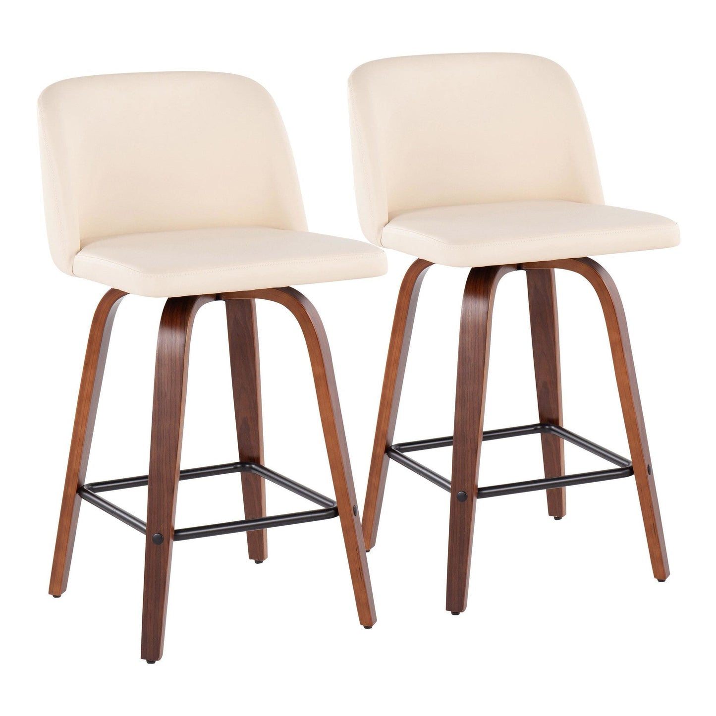 Majestic Office Furniture 26" Fixed-Height Counter Stool - Set of 2