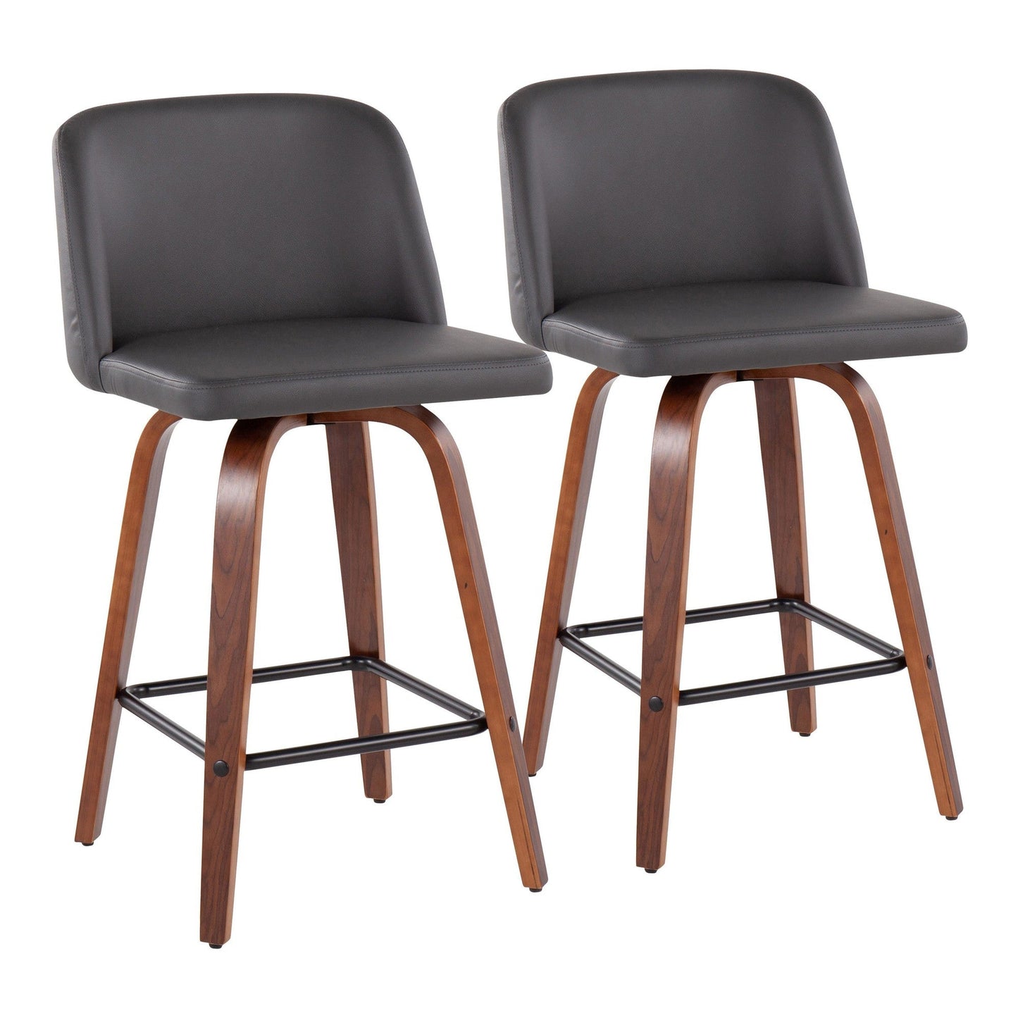 Majestic Office Furniture 26" Fixed-Height Counter Stool - Set of 2