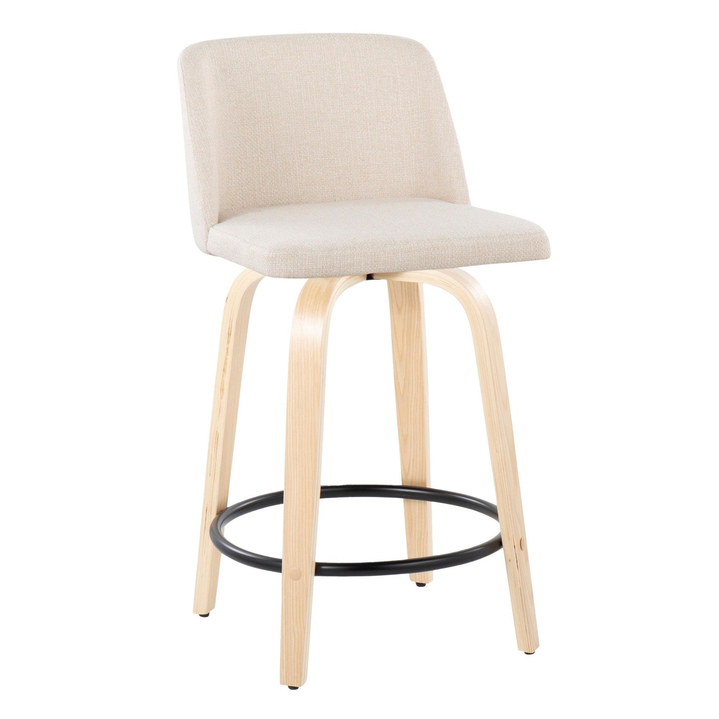 Majestic Office Furniture 24" Fixed-Height Counter Stool - Set of 2