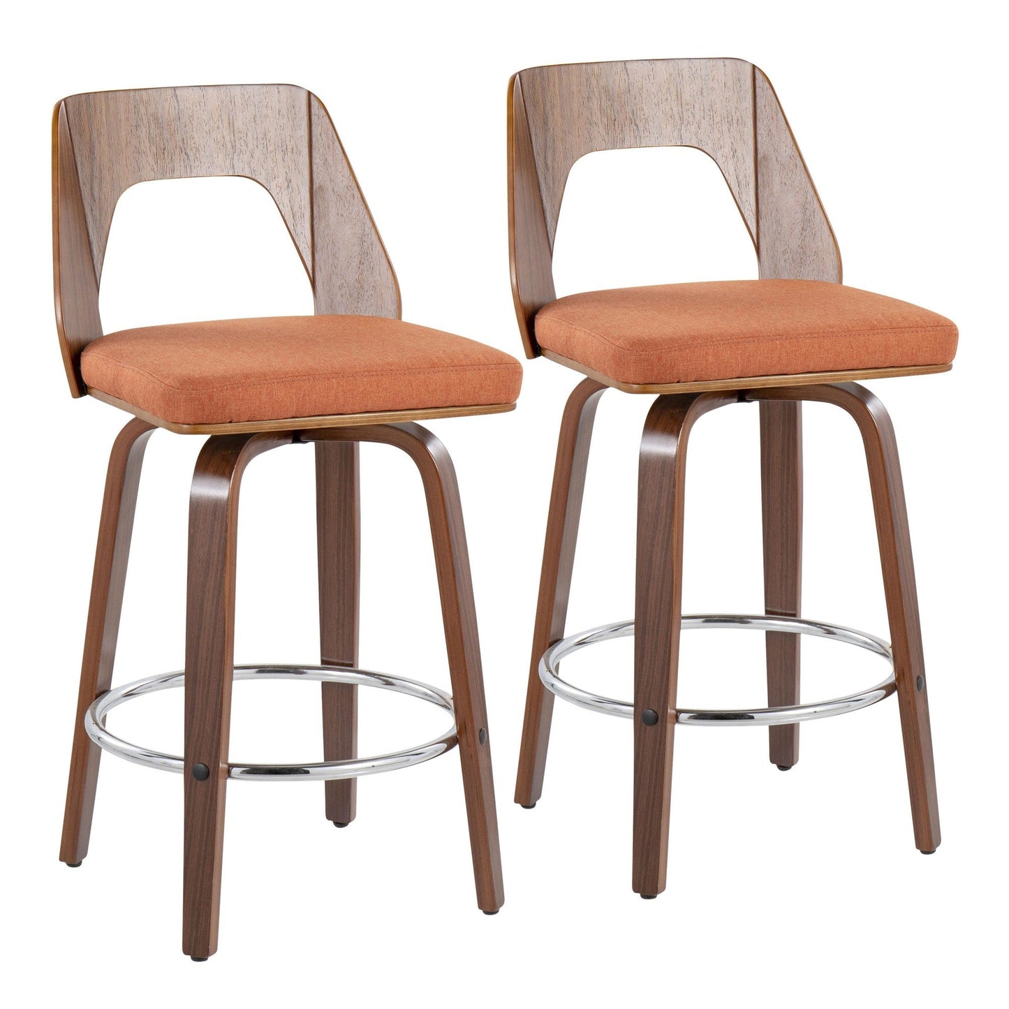 Majestic Office Furniture 24" Fixed-Height Counter Stool - Set of 2