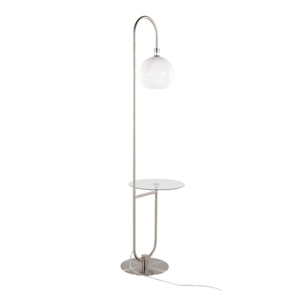 Majestic Office Furniture 71" Floor Lamp with Table