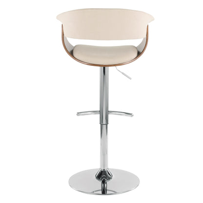 Lumisource Vintage Mod Adjustable Barstool - Set of 2
