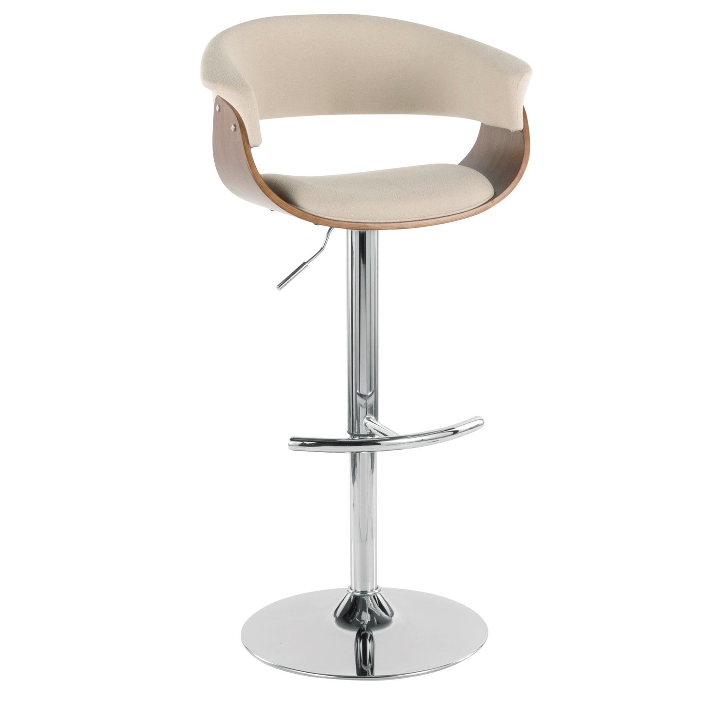Lumisource Vintage Mod Adjustable Barstool - Set of 2