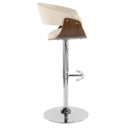 Lumisource Vintage Mod Adjustable Barstool - Set of 2
