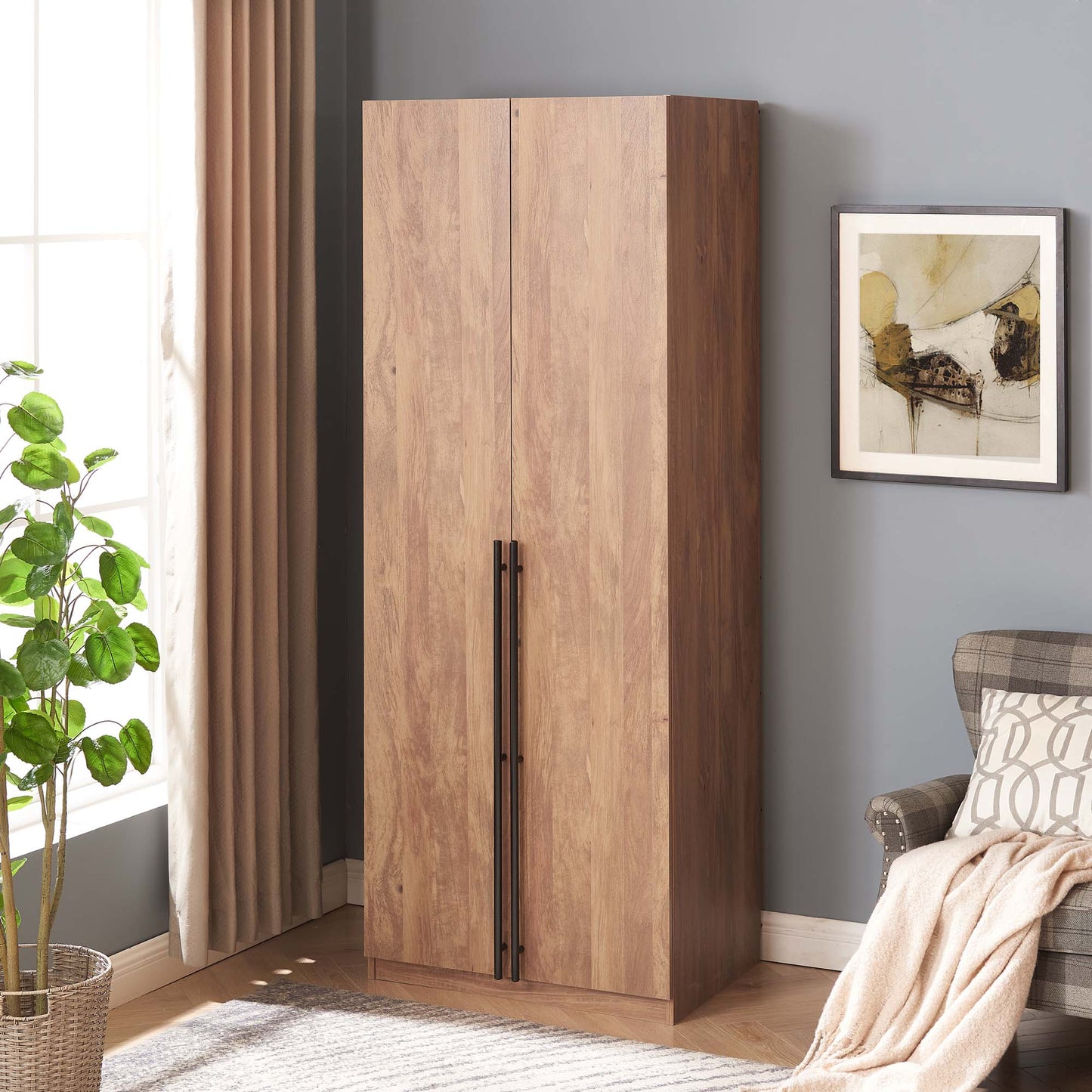 Manhattan Comfort Lee Wardrobe Closet 1.0