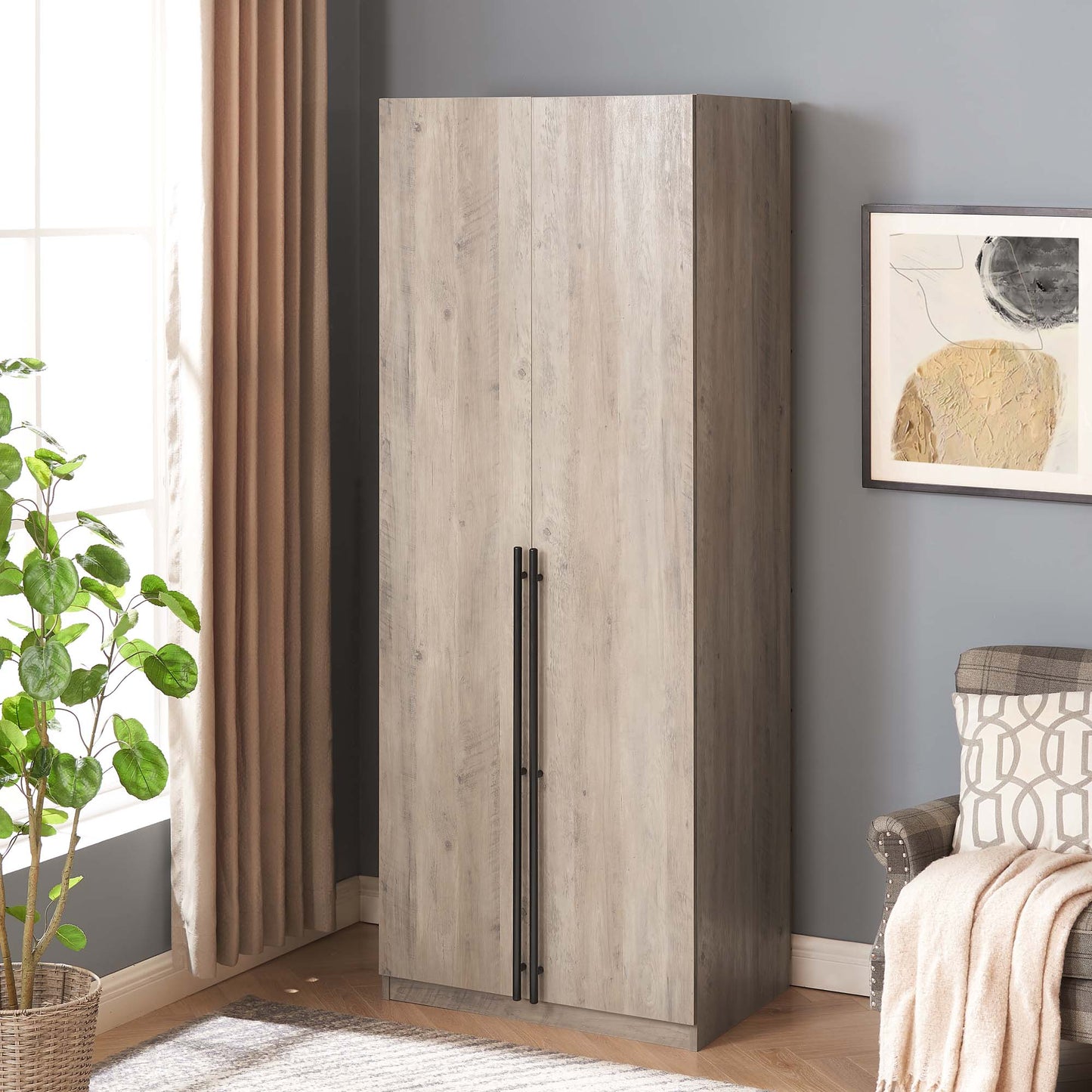 Manhattan Comfort Lee Wardrobe Closet 1.0