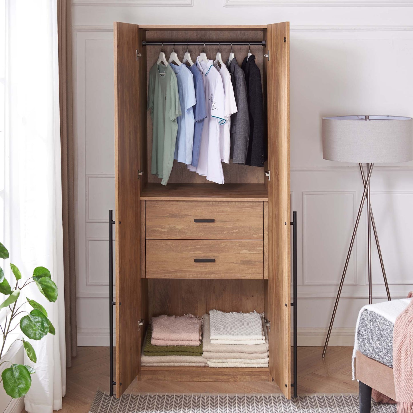 Manhattan Comfort Lee Wardrobe Closet 2.0