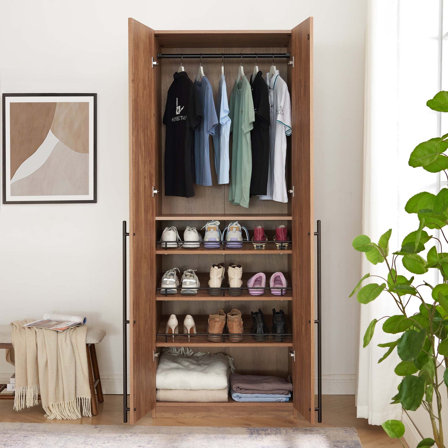Manhattan Comfort Lee Wardrobe Closet 3.0