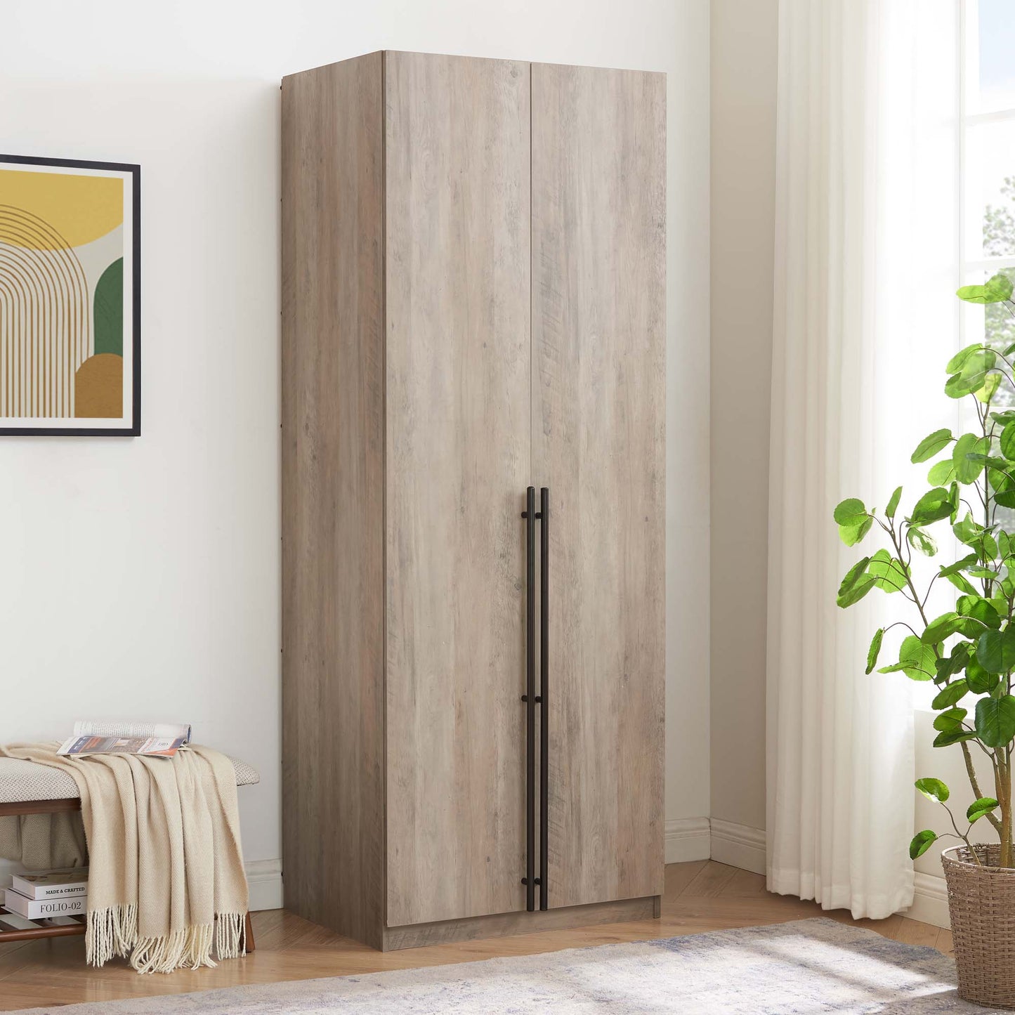 Manhattan Comfort Lee Wardrobe Closet 3.0