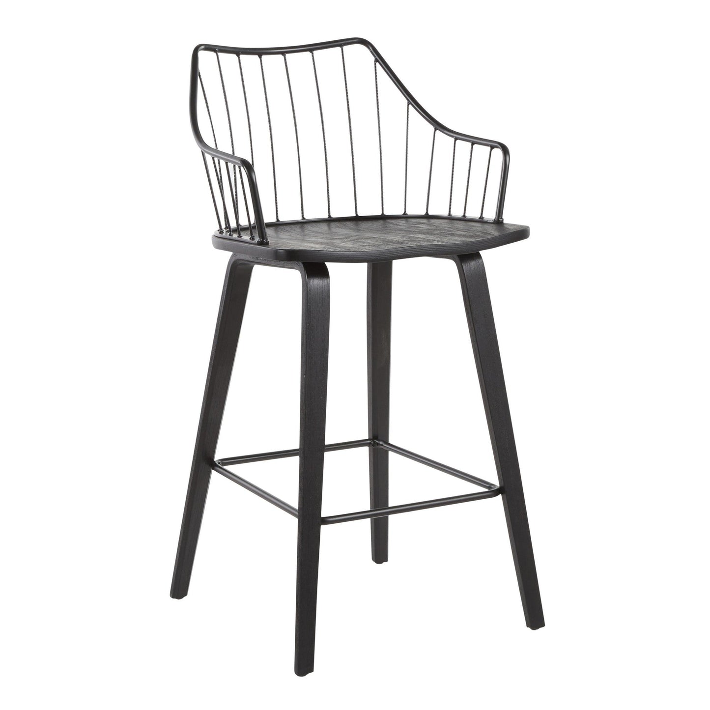 Majestic Office Furniture 26" Fixed-Height Counter Stool