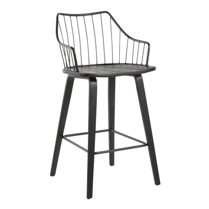 Majestic Office Furniture 26" Fixed-Height Counter Stool