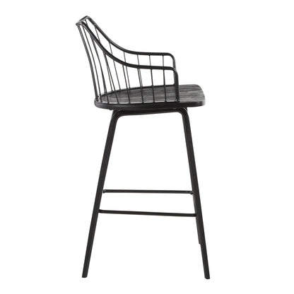 Majestic Office Furniture 26" Fixed-Height Counter Stool