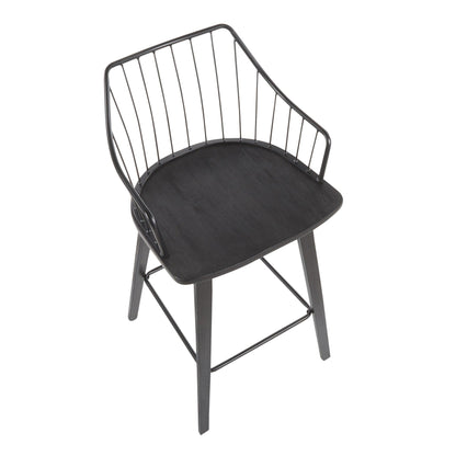 Majestic Office Furniture 26" Fixed-Height Counter Stool
