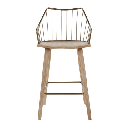 Majestic Office Furniture 26" Fixed-Height Counter Stool
