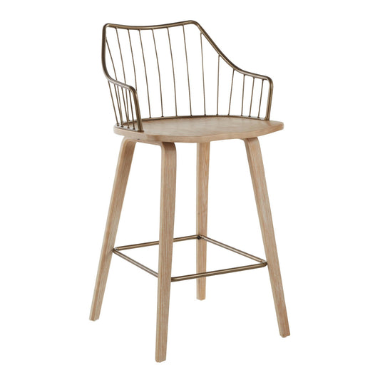 Majestic Office Furniture 26" Fixed-Height Counter Stool