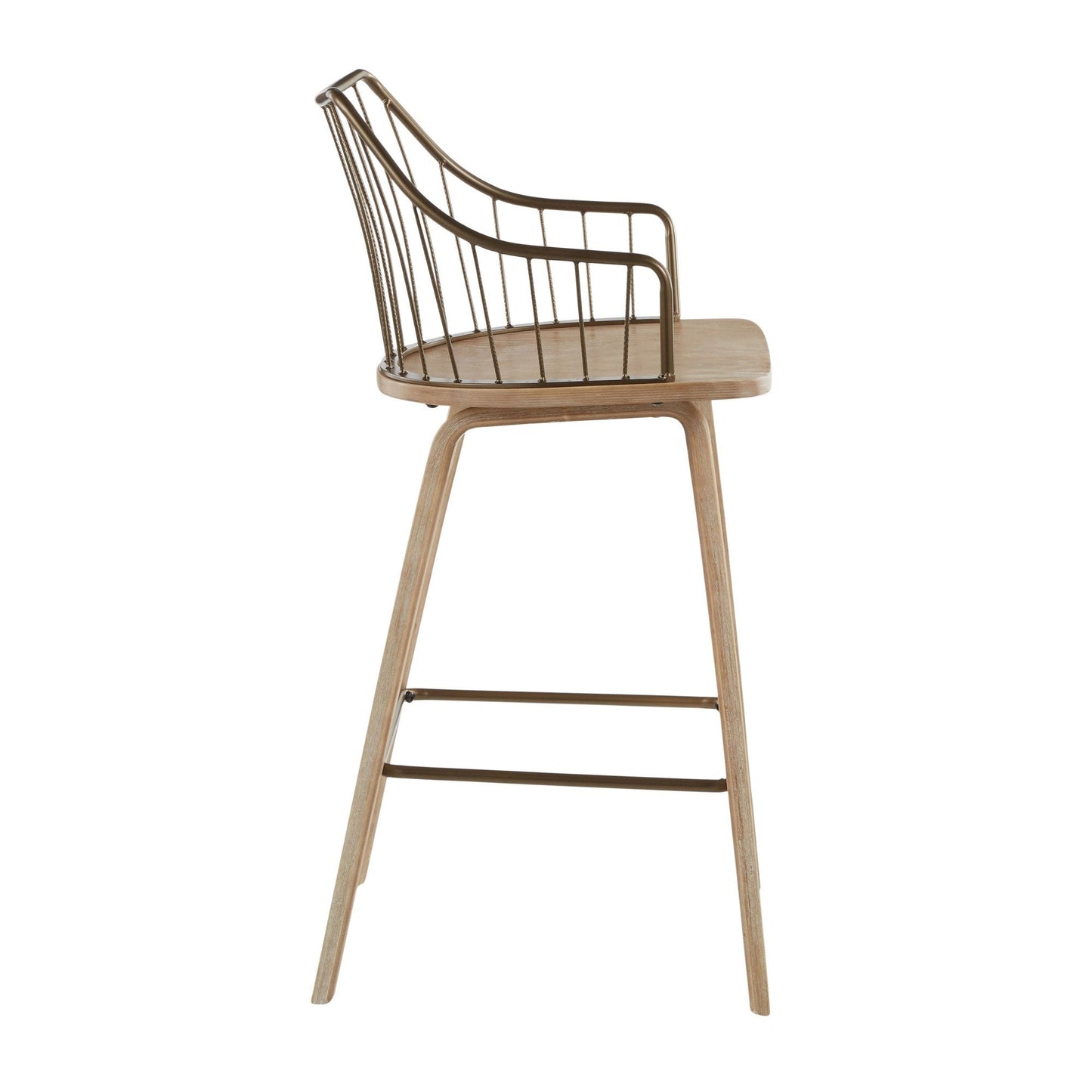 Majestic Office Furniture 26" Fixed-Height Counter Stool