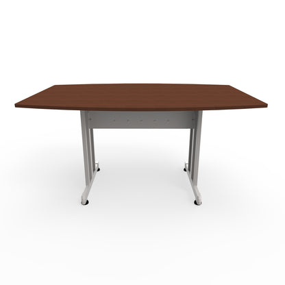 Boat Shape Conference Table, Seats 6, 60”Wx40”D